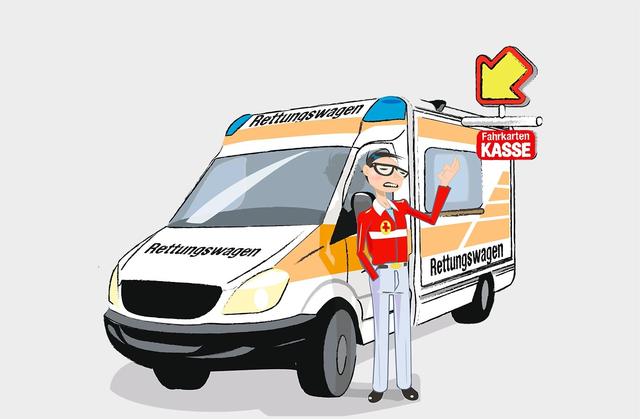 Wann muss man für den Einsatz eines Rettungswagens zahlen?