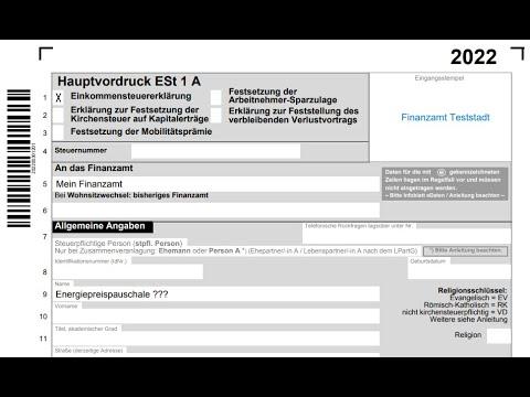 Eintragung der Energiepreispauschale in der Einkommensteuererklärung 2022 Eintragung der Energiepreispauschale in der Einkommensteuererklärung 2022