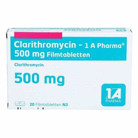 Erfolgt eine schnelle Besserung nach der Einnahme von Clarithromycin?
