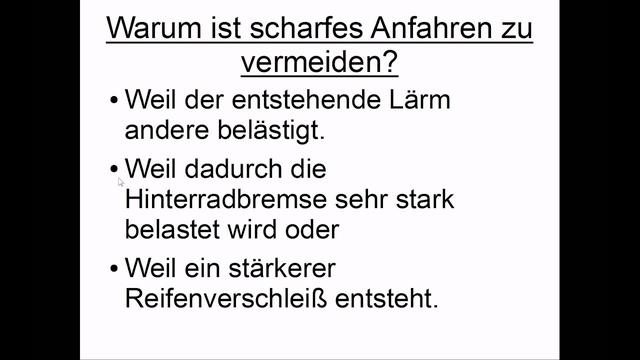 Sicherheitstipps: Vermeiden Sie scharfes Anfahren Sicherheitstipps: Vermeiden Sie scharfes Anfahren