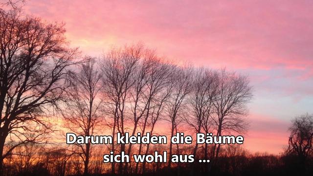Der Grund für das Abwerfen der Blätter: Der Grund für das Abwerfen der Blätter: