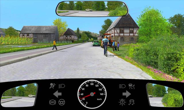 Warum ist es wichtig, hier langsam zu fahren und bereit zum Bremsen zu sein?