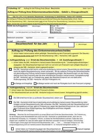 Unterstützung durch einen Steuerberater: Prüfung und Einspruch beim Einkommensteuerbescheid Unterstützung durch einen Steuerberater: Prüfung und Einspruch beim Einkommensteuerbescheid