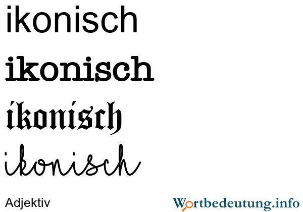 Was bedeutet "ikonisch"? Eine Erklärung und Beispiele
