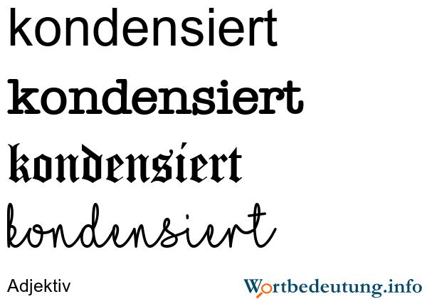 Was ist Kondensieren? Definition und typische Verwendungen