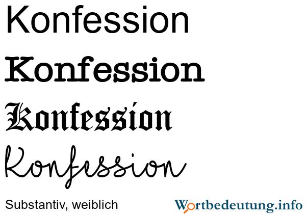 Konfession: Definition und Verständnis in der Gesellschaft