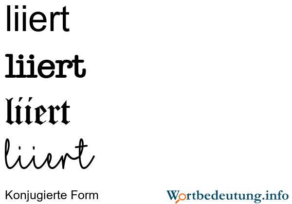 Was bedeutet "liiert"? Eine Definition und Erklärung.