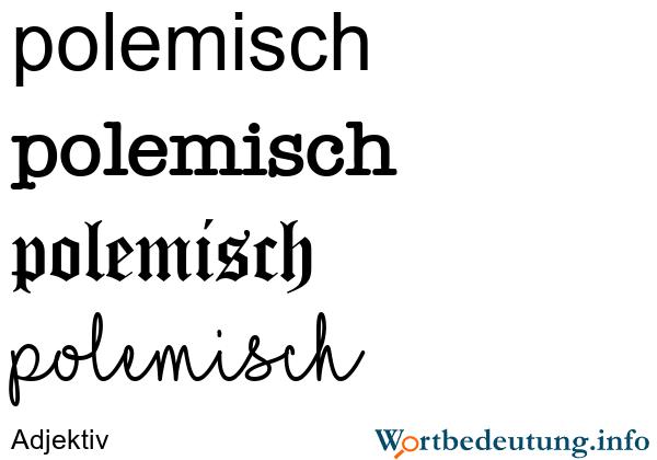 Die Bedeutung von polemisch: Definition, Synonyme und Beispiele Die Bedeutung von polemisch: Definition, Synonyme und Beispiele