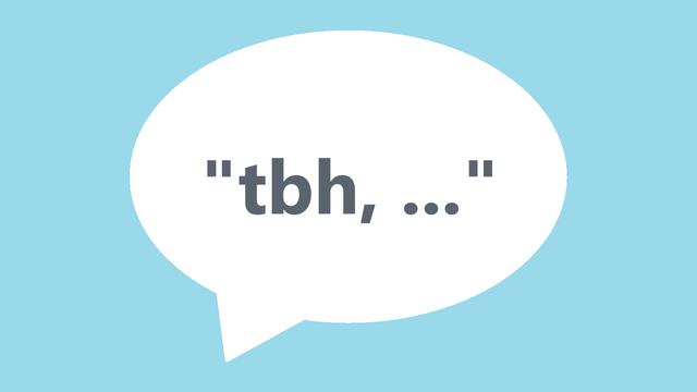 tbh: Was steckt hinter der Abkürzung? tbh: Was steckt hinter der Abkürzung?