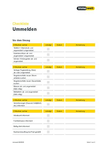 Welche Dokumente brauche ich für die Ummeldung? Welche Dokumente brauche ich für die Ummeldung?