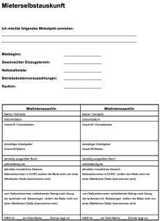 Welche Informationen dürfen Vermieter in einer Mieterselbstauskunft abfragen? Welche Informationen dürfen Vermieter in einer Mieterselbstauskunft abfragen?