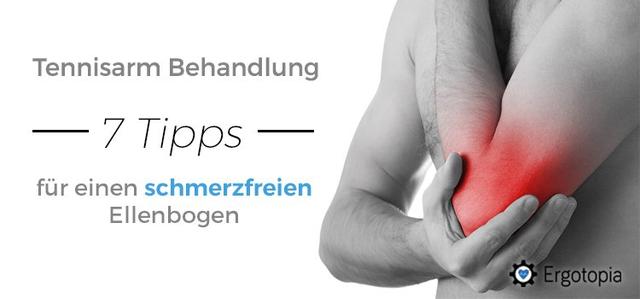 Wie kann man einen Tennisarm behandeln und lindern?