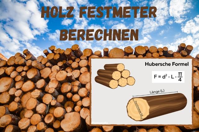 Was ist ein Festmeter Holz und wie wird er berechnet?
