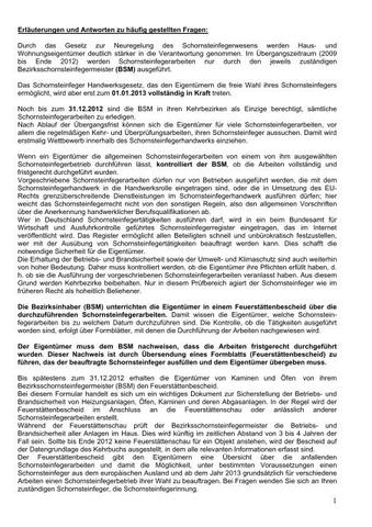 Die Bedeutung des Feuerstättenbescheids: Alles, was Sie wissen müssen.