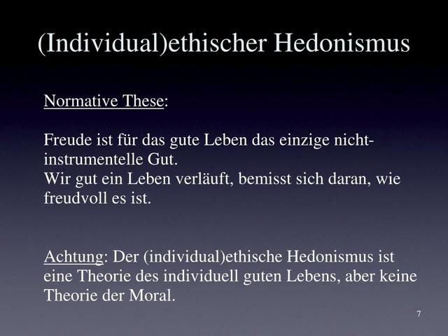 2. Hedonismus: Definition und Charakteristika eines Hedonisten 2. Hedonismus: Definition und Charakteristika eines Hedonisten