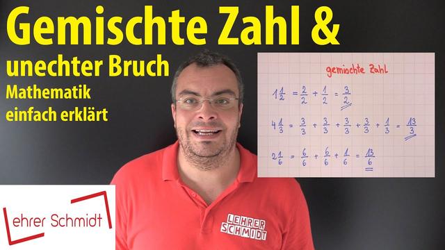 Wie man einen unechten Bruch in eine gemischte Zahl umwandelt Wie man einen unechten Bruch in eine gemischte Zahl umwandelt