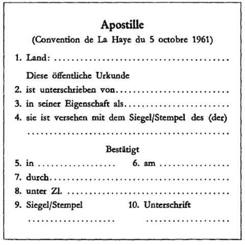Der Hauptunterschied besteht darin, dass eine Apostille nur für Länder gilt, die dem Haager Übereinkommen von 1961 beigetreten sind. Eine Legalisation hingegen wird für Länder benötigt, die nicht dem Haager Übereinkommen angehören. Der Hauptunterschied besteht darin, dass eine Apostille nur für Länder gilt, die dem Haager Übereinkommen von 1961 beigetreten sind. Eine Legalisation hingegen wird für Länder benötigt, die nicht dem Haager Übereinkommen angehören.