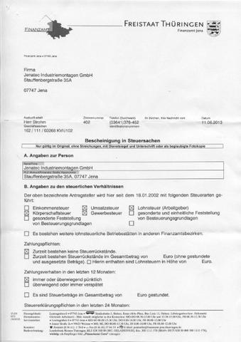 Informationen zur Unbedenklichkeitsbescheinigung in Österreich Informationen zur Unbedenklichkeitsbescheinigung in Österreich