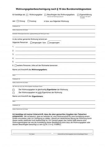 Wie kann die Wohnungsgeberbestätigung eingereicht werden? Wie kann die Wohnungsgeberbestätigung eingereicht werden?