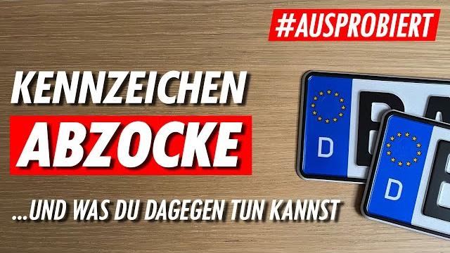 Regeln für die Veränderung des amtlichen Kennzeichens Regeln für die Veränderung des amtlichen Kennzeichens