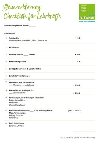 Steuern sparen: Diese Kosten können Sie von der Steuer absetzen - Eine praktische Checkliste Steuern sparen: Diese Kosten können Sie von der Steuer absetzen - Eine praktische Checkliste