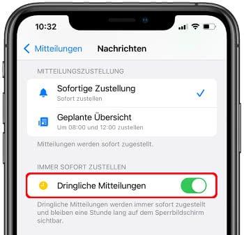 Eine Anleitung zur Nutzung von dringlichen Mitteilungen auf dem iPhone Eine Anleitung zur Nutzung von dringlichen Mitteilungen auf dem iPhone