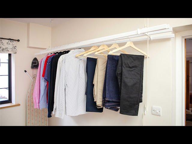 Upcycling-Idee: Einen hängenden Wäscheständer aus alten Teilen selber bauen Upcycling-Idee: Einen hängenden Wäscheständer aus alten Teilen selber bauen