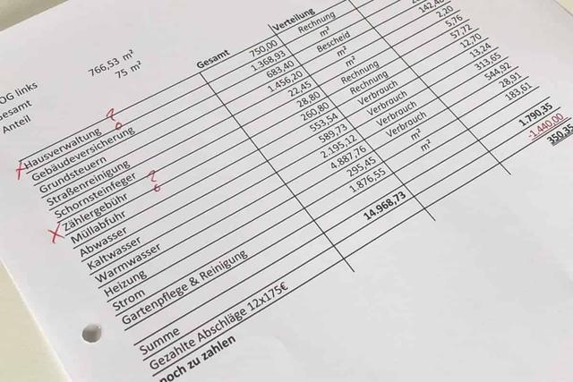 Umlagefähige und nicht umlagefähige Kosten für Vermieter