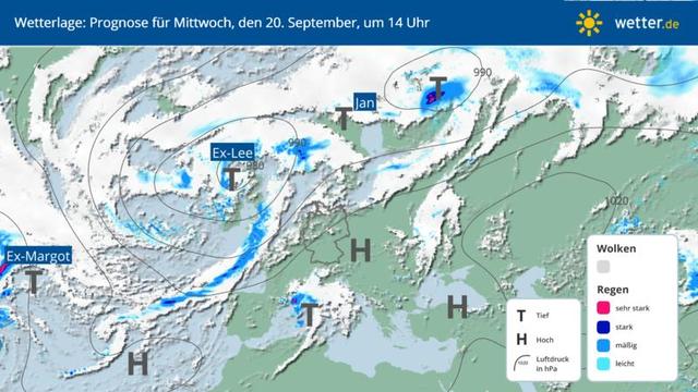 Wie wird das Wetter am kommenden Sonntag? Regen und kühleres Klima erwartet Wie wird das Wetter am kommenden Sonntag? Regen und kühleres Klima erwartet