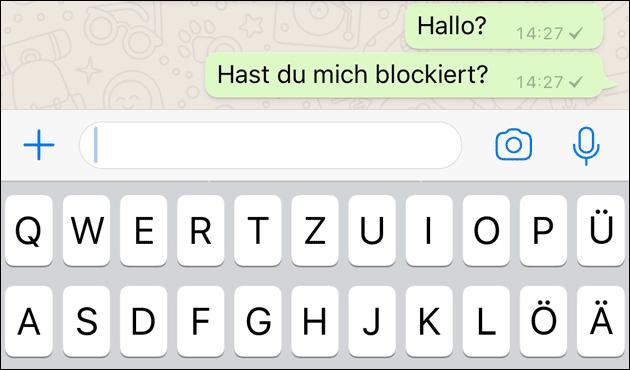 Kann man an den Haken erkennen, ob man bei WhatsApp blockiert wurde? Kann man an den Haken erkennen, ob man bei WhatsApp blockiert wurde?