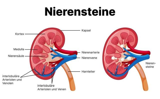 Nierensteine: Ursachen, Symptome und Prävention