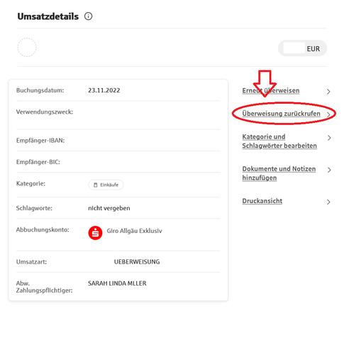 Zurückbuchen einer Überweisung: Wie lange ist dies möglich? Zurückbuchen einer Überweisung: Wie lange ist dies möglich?
