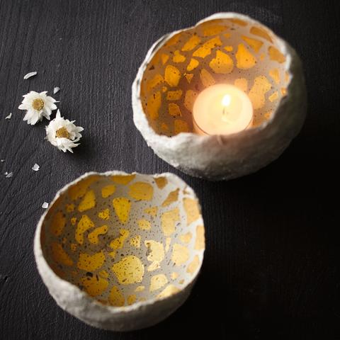 Windlichter aus Beton selber machen - einfache DIY-Anleitung Windlichter aus Beton selber machen - einfache DIY-Anleitung