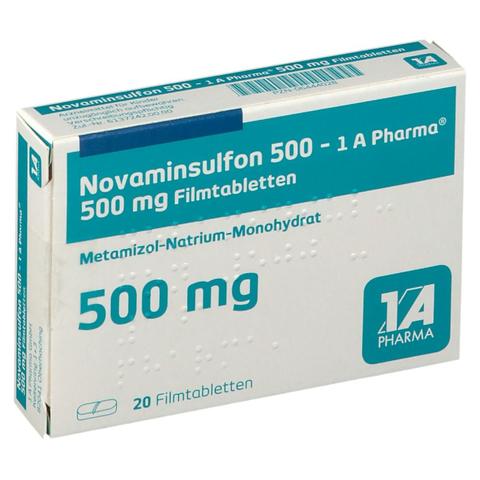 Nebenwirkungen von Novaminsulfon 500-1A Pharma Filmtabletten: Unerwünschte Wirkungen und mögliche Wechselwirkungen Nebenwirkungen von Novaminsulfon 500-1A Pharma Filmtabletten: Unerwünschte Wirkungen und mögliche Wechselwirkungen