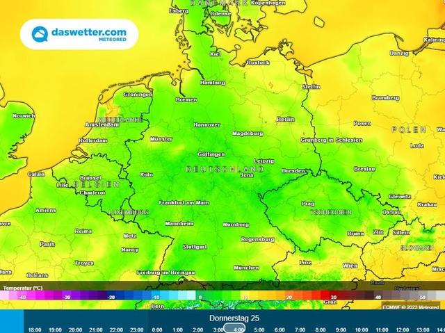 Aktuelle Wetterprognose für das Wochenende
