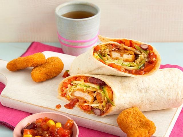 Genieße deine Wraps mit selbstgemachter Soße Genieße deine Wraps mit selbstgemachter Soße
