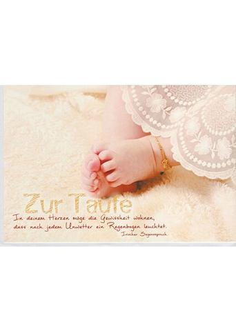 Die richtigen Worte finden: Was gehört in eine Taufkarte?