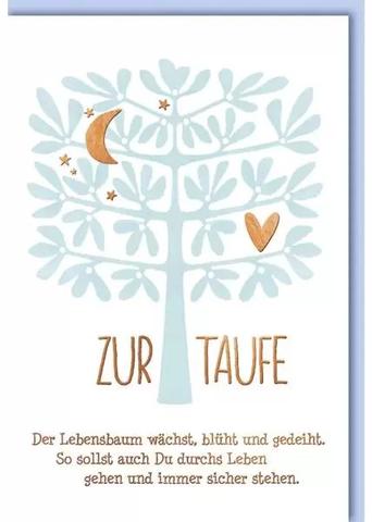 Taufkarte gestalten: Textideen und Sprüche für die Taufe