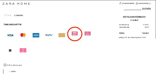 Wie Sie wieder mit Klarna bei Zara bezahlen können Wie Sie wieder mit Klarna bei Zara bezahlen können