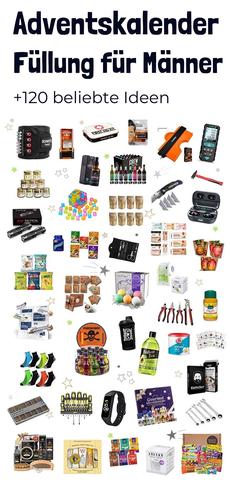 Männer Adventskalender selber füllen: Kreative Ideen für die Füllung Männer Adventskalender selber füllen: Kreative Ideen für die Füllung