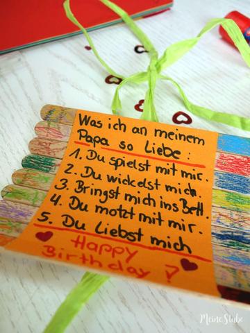 Liebevolle und persönliche Geschenke zum Geburtstag deines Papas selber machen Liebevolle und persönliche Geschenke zum Geburtstag deines Papas selber machen