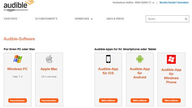 Audible: Der Hörbuchservice von Amazon im Detail erklärt Audible: Der Hörbuchservice von Amazon im Detail erklärt