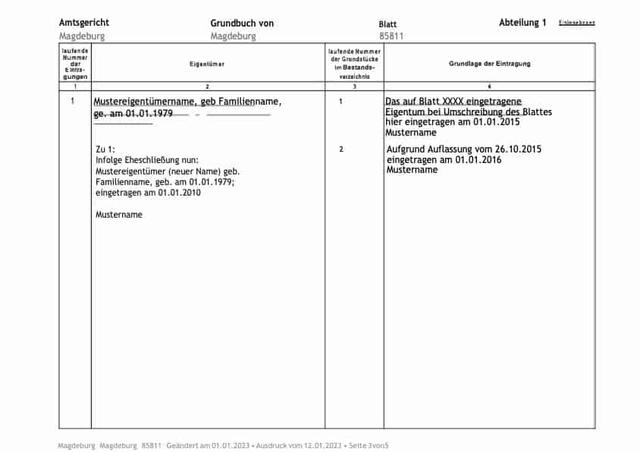 Wie beantrage ich einen Grundbuchauszug und was benötige ich dafür?