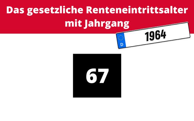 Rente mit Jahrgang 1964: Wann können Sie in Rente gehen? Rente mit Jahrgang 1964: Wann können Sie in Rente gehen?