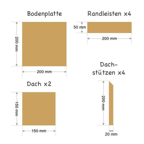 Einfache Bauanleitung für ein großes Vogelhaus - kostenlos und verständlich Einfache Bauanleitung für ein großes Vogelhaus - kostenlos und verständlich