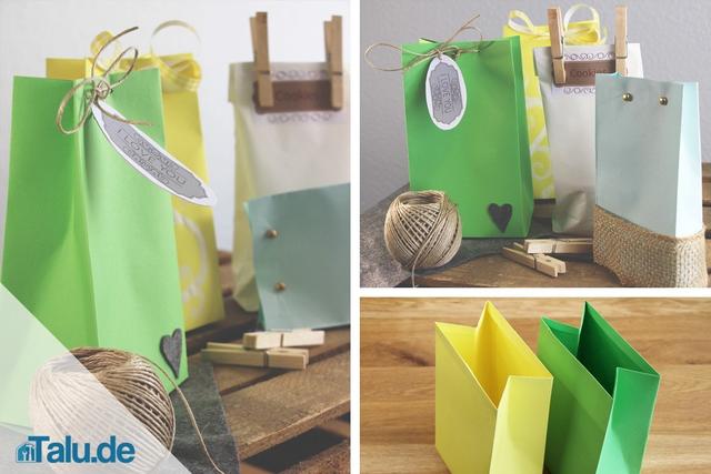 Kreative Geschenktüten aus Papier: Schnell und umweltfreundlich basteln