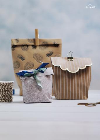 Persönliche Geschenkverpackung: Anleitung zum Selbermachen von Geschenktüten