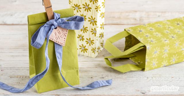 Umweltfreundliche Geschenkverpackung: So faltest du schnell deine eigene Papiertüte