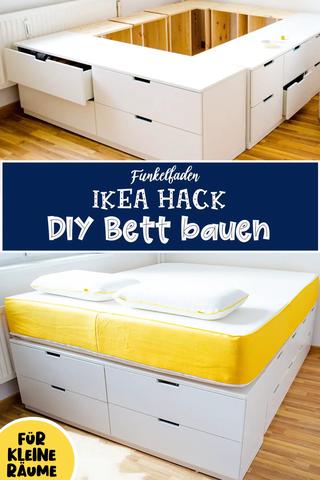 Schlafzimmer makeover: Ein maßgeschneidertes Bett mit praktischem Stauraum selber machen Schlafzimmer makeover: Ein maßgeschneidertes Bett mit praktischem Stauraum selber machen