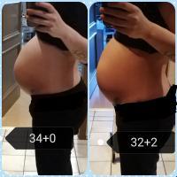 Anzeichen dafür, dass sich der Bauch gesenkt hat